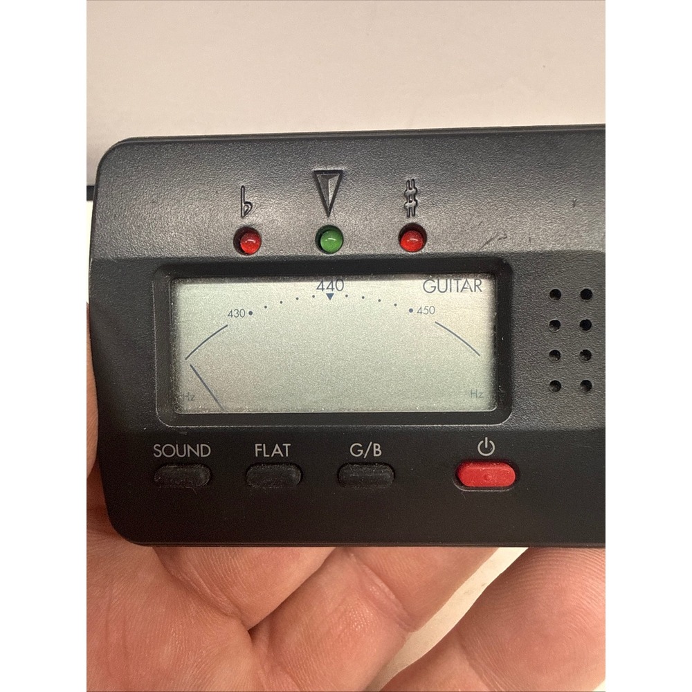KORG GA-1 Guitar Bass Tuner Digital LCD Compact Electronic Tuner Black